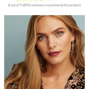 Kendra Scott Zella Hoop Earrings Gray Crystal,